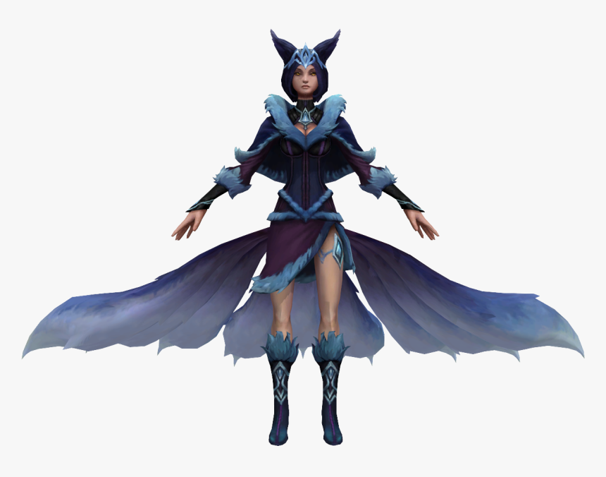 Midnight Ahri League Of Legends Skin Model - Ahri Midnight Skin, HD Png Download, Free Download