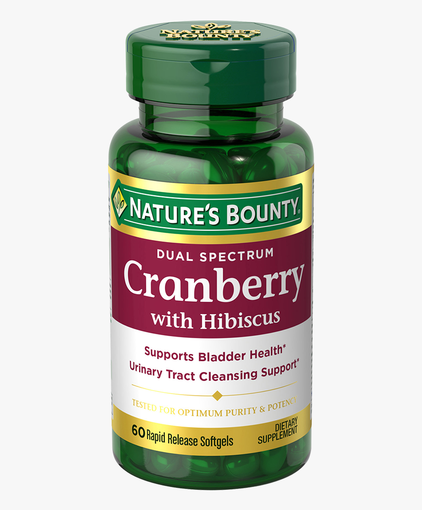 Nature"s Bounty Dual Spectrum Cranberry With Hibiscus - Natural Foods, HD Png Download, Free Download