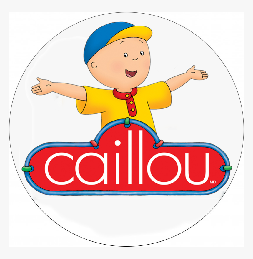 Caillou Round Pies Print Picture On A4 Fondant Paper - Caillou Kids Show, HD Png Download, Free Download