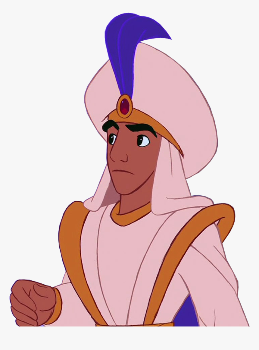 Cliparts Del Personaje Aladdín Vestido Con Sus Ropas - Aladdin Portrait Png, Transparent Png, Free Download