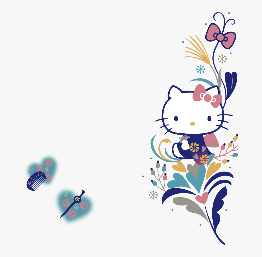 Clock Template Hello Kitty, HD Png Download, Free Download