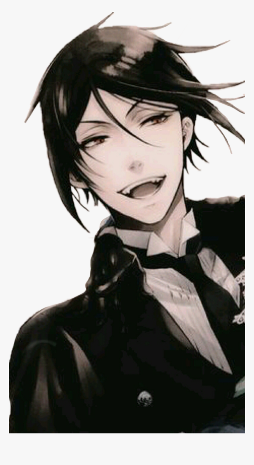 Sebastian Black Butler Teeth , Png Download - Anime Sebastian Black Butler, Transparent Png, Free Download