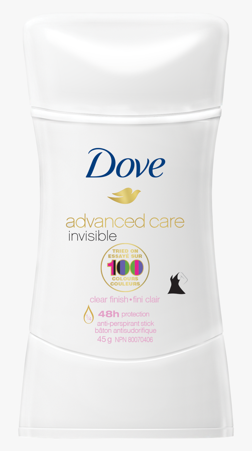 Dove Advanced Care Invisible Stick Antiperspirant Deodorant - Dove 0 Aluminum Deodorant, HD Png Download, Free Download