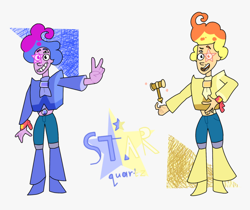 Blue/yellow Zircon Steven=star Quartz
 
finally I Finished - Cartoon, HD Png Download, Free Download