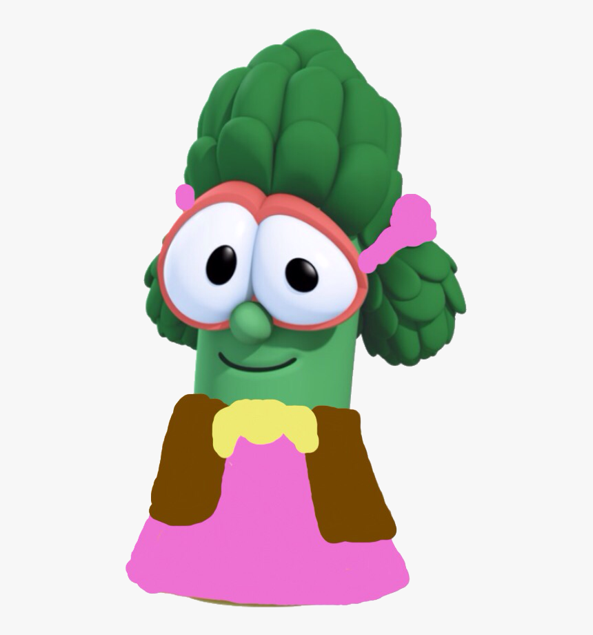 Ermie Asparagus As Nita - Female Veggie Tales Characters, HD Png Download, Free Download