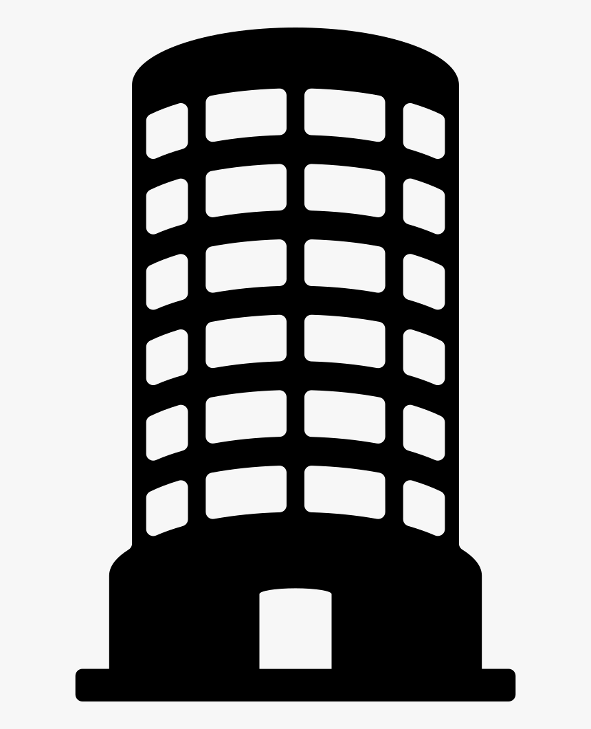 Building Tower Of Cylindrical Shape - Tower Building Icon, HD Png Download, Free Download
