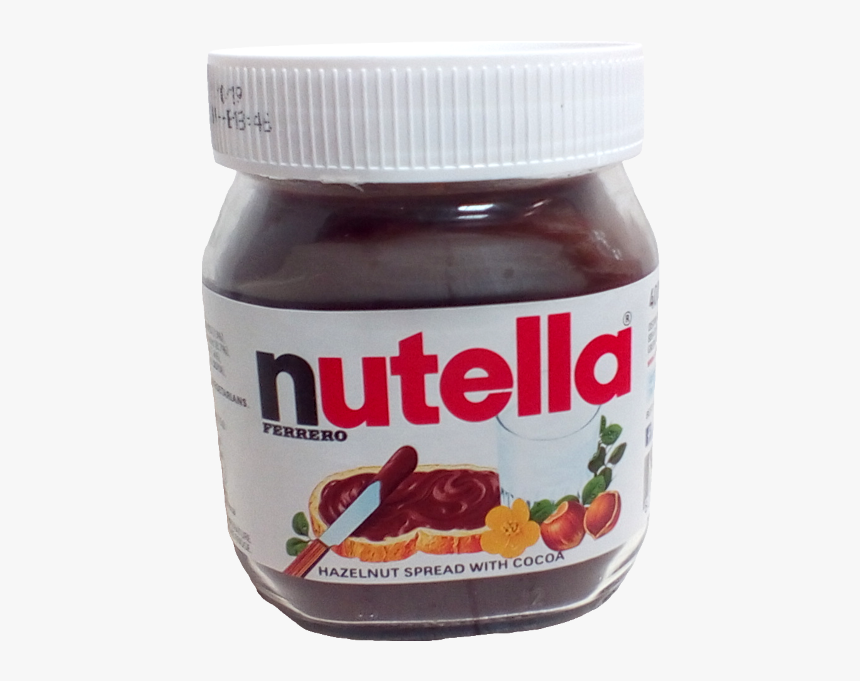 Nutella Soy Wax Candle - Jar Of Nutella Glass, HD Png Download, Free Download