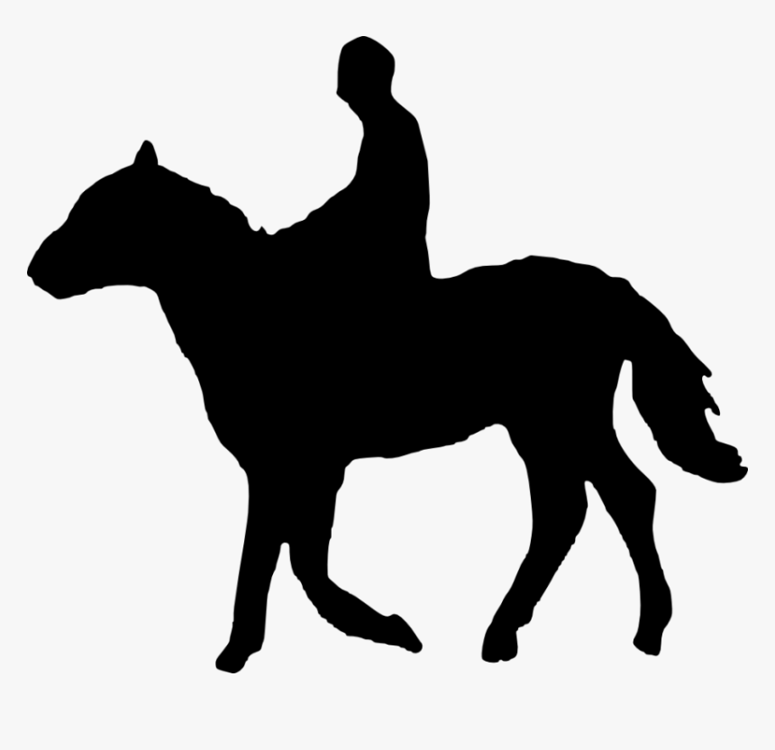 Free Png Horse Riding Silhouette Png Images Transparent - Equestrian Silhouette, Png Download, Free Download