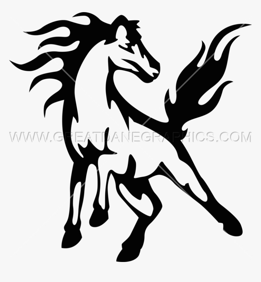 Horse Tshirt Clipart Vector Stock Horse, Tshirt, Silhouette,, HD Png Download, Free Download