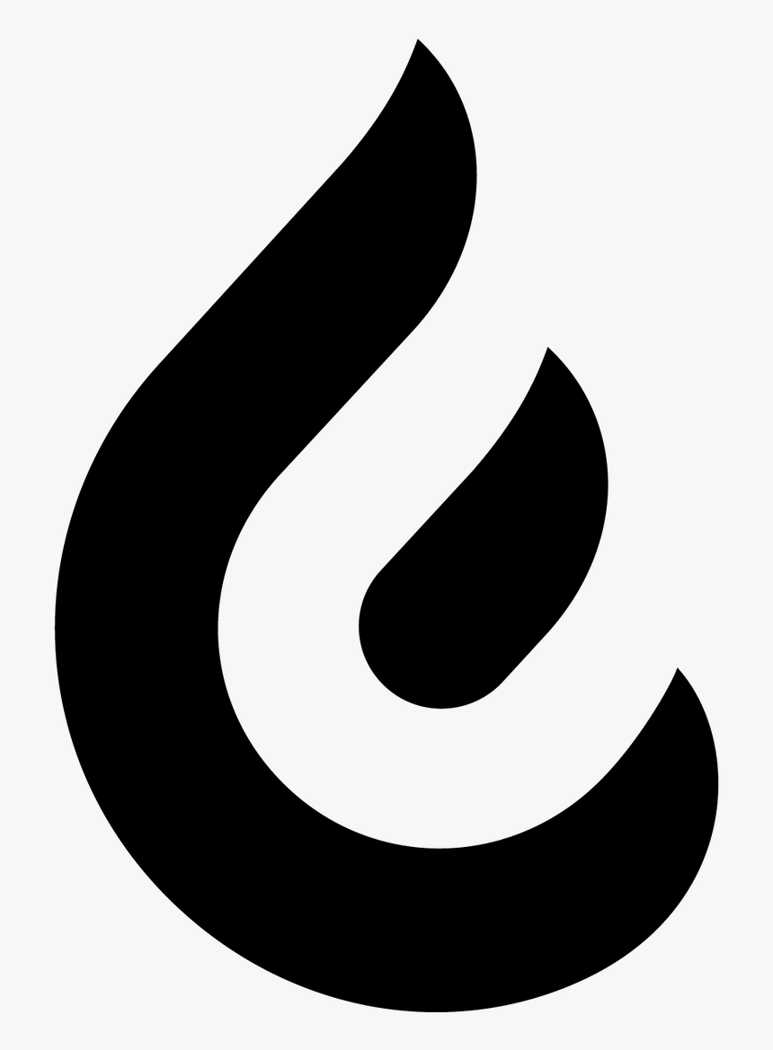 Catch The Fire Logo Mark Black Rgb, HD Png Download, Free Download