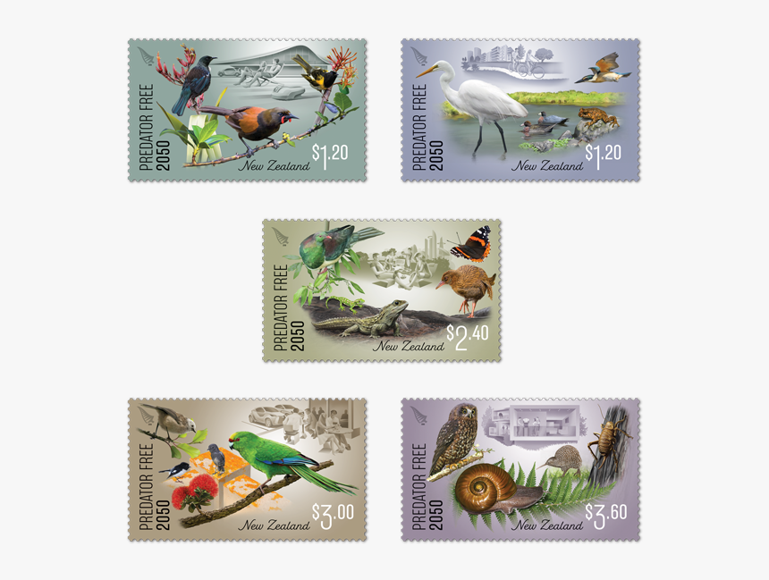 Predator Free 2050 Set Of Stamps - Okapi, HD Png Download, Free Download