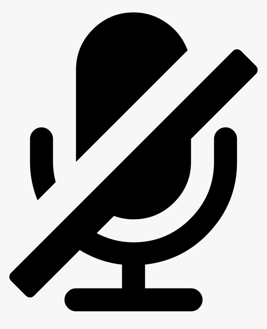Microphone Slash - Microphone Slash Icon, HD Png Download, Free Download