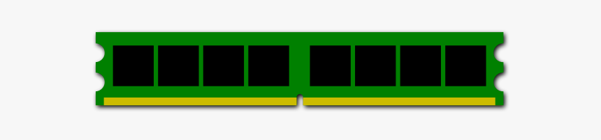 Color Vector Illustration Of Ram Memory - Cartoon Computer Ram, HD Png Download, Free Download