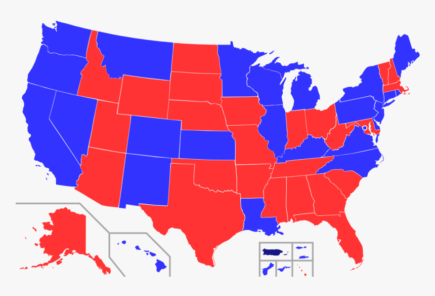 States With Democratic Governors, HD Png Download, Free Download