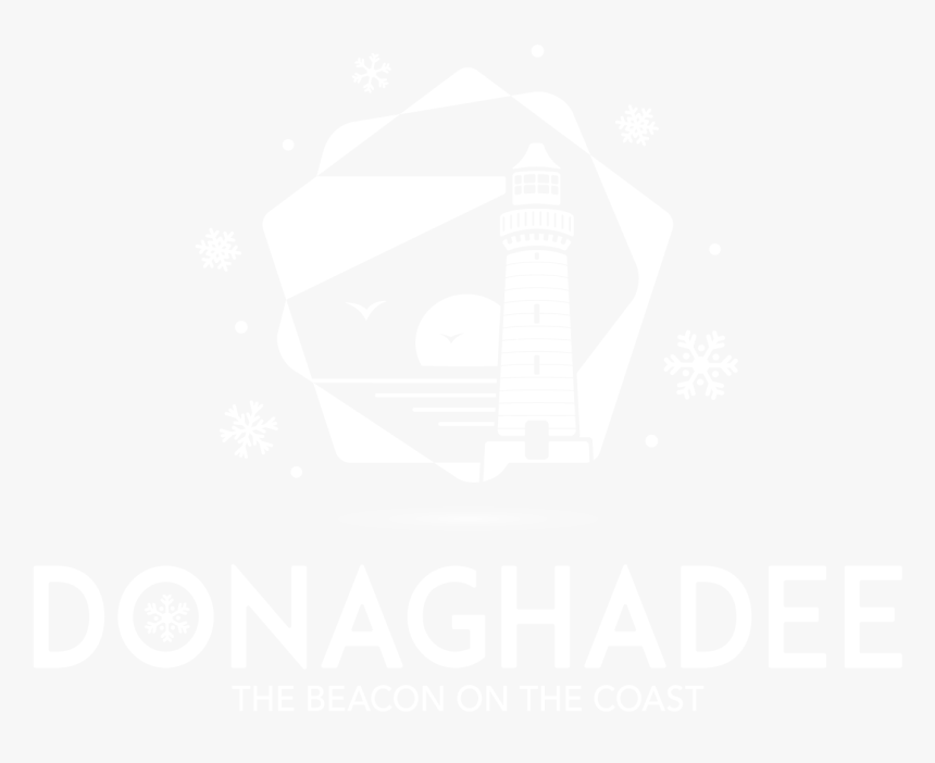 Donaghadee Christmas Logo Mono White Png - Fallsview Tourist Area, Transparent Png, Free Download