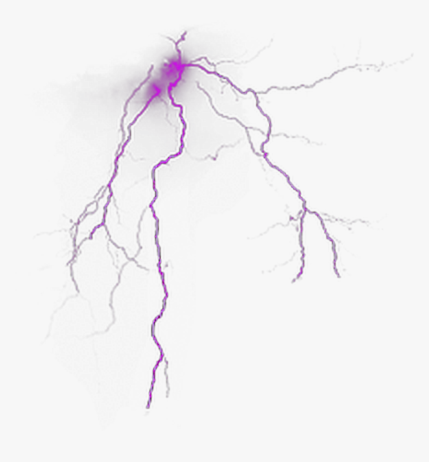 #freetoedit #purple #lightning - Sketch, HD Png Download, Free Download
