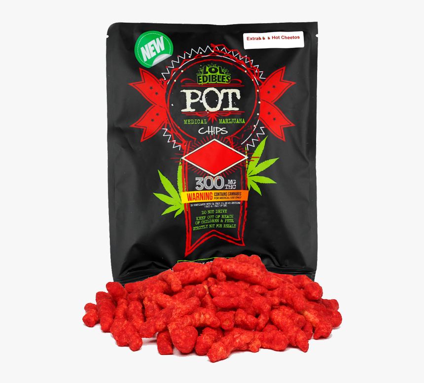 Hot Cheese Sticks 300mg - Lol Edibles Hot Cheetos, HD Png Download, Free Download