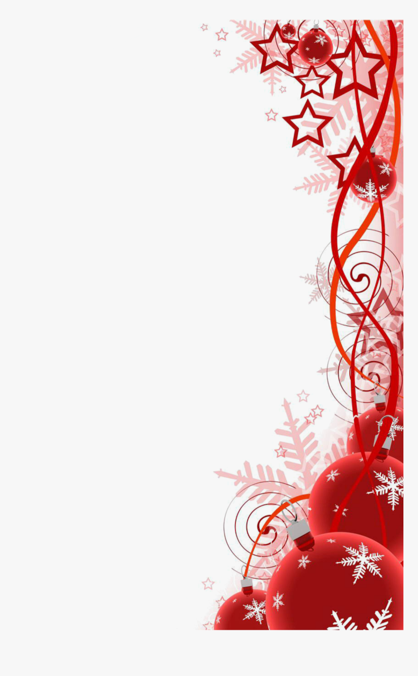 #ftestickers #christmas #decoration #border #red - Free Christmas Background Png, Transparent Png, Free Download