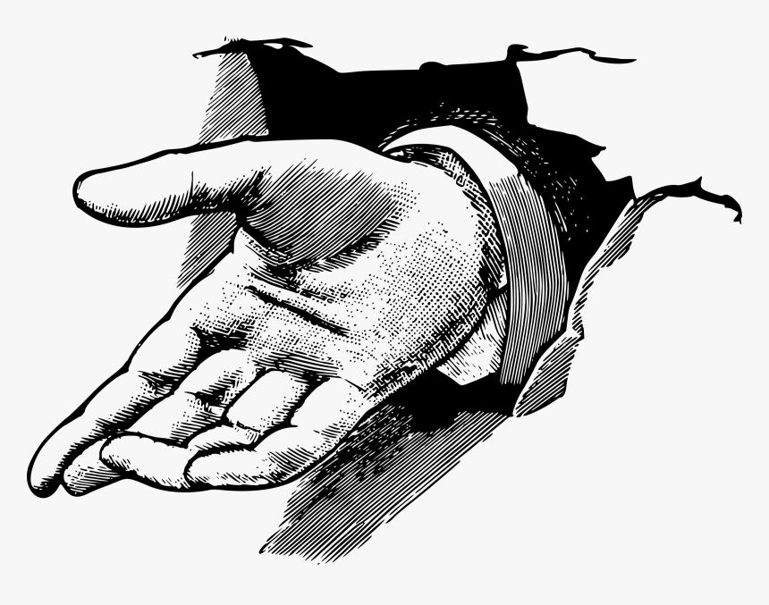 Transparent Fist Punch Png - Punching Hand Cartoon Drawing, Png Download, Free Download