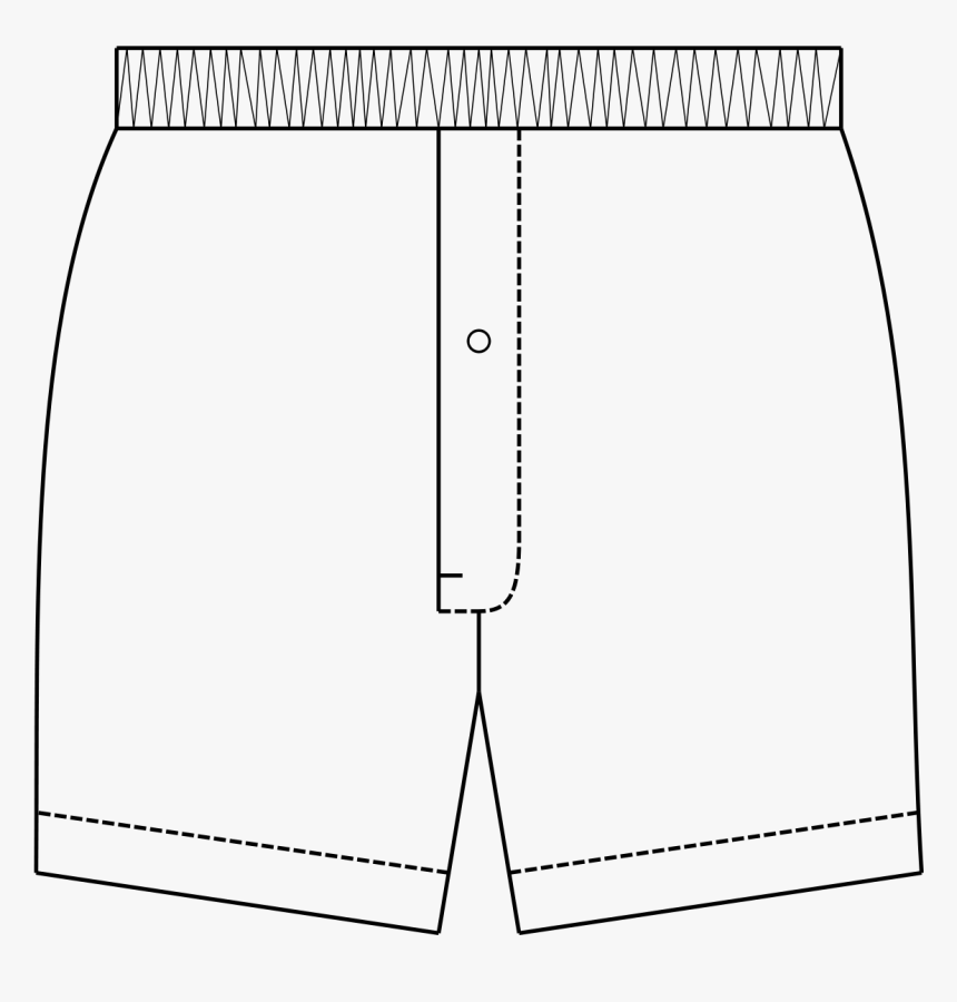 Boxer Shorts Drawing, HD Png Download, Free Download