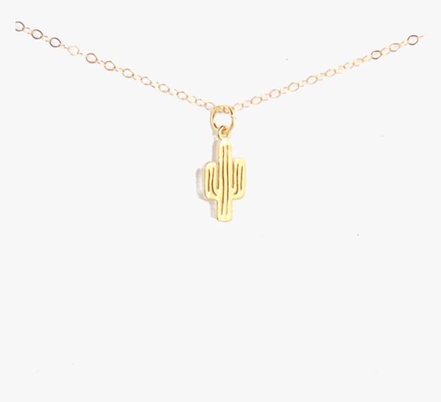 Minimalist Cactus Necklace - Locket, HD Png Download, Free Download