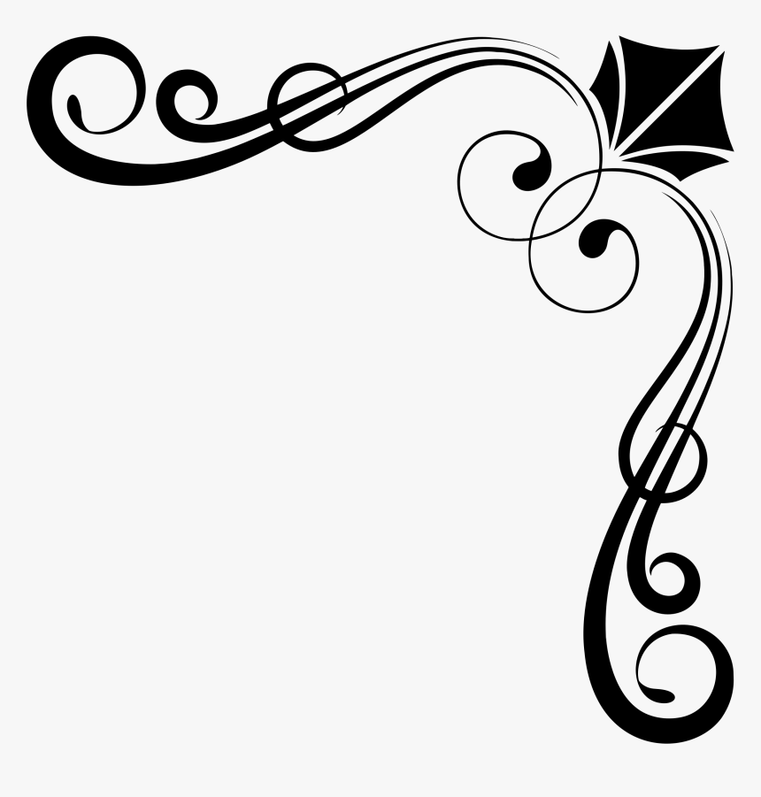 Corners Vector Corner Decoration - Corner Ornaments Png Free, Transparent Png, Free Download