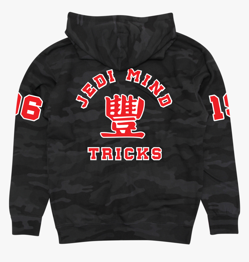 Collegiate Red On Black Camo Pullover - Jedi Mind Tricks, HD Png Download, Free Download