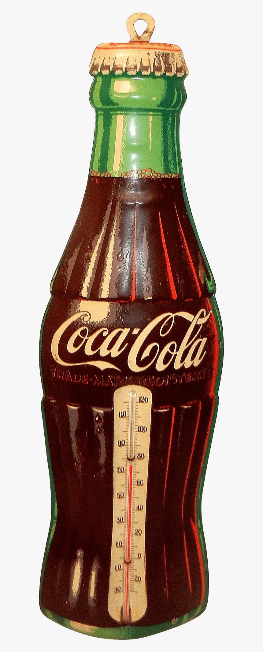 Vintage Coca Cola Tin Thermometer - Coca Cola, HD Png Download, Free Download