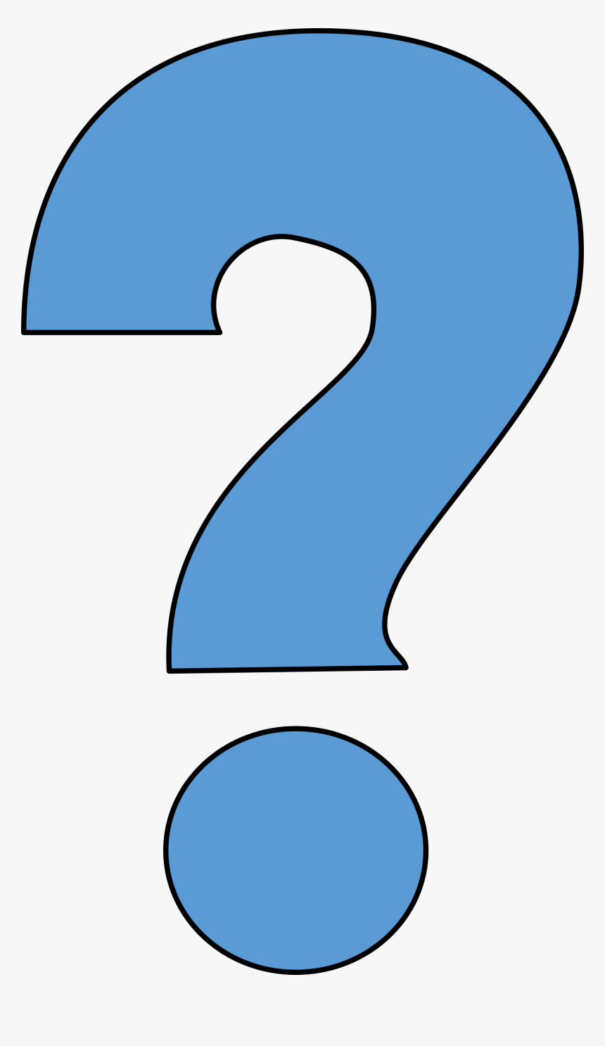 Question Mark Clipart Free Best On Transparent Png - Big Question Mark Blue, Png Download, Free Download