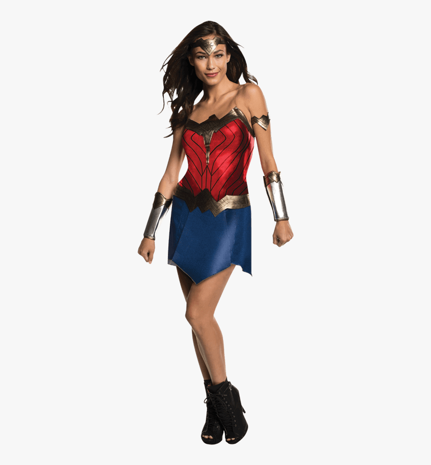 Adult Dawn Of Justice Wonder Woman Costume - Wonder Woman Movie Halloween Costume, HD Png Download, Free Download