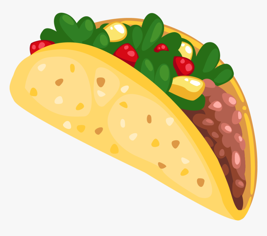 Transparent Taco Clipart Png - Transparent Cartoon Tacos Png, Png Download, Free Download