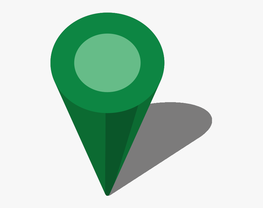 Simple Location Map Icon - Dark Green Location Icon Png, Transparent Png, Free Download