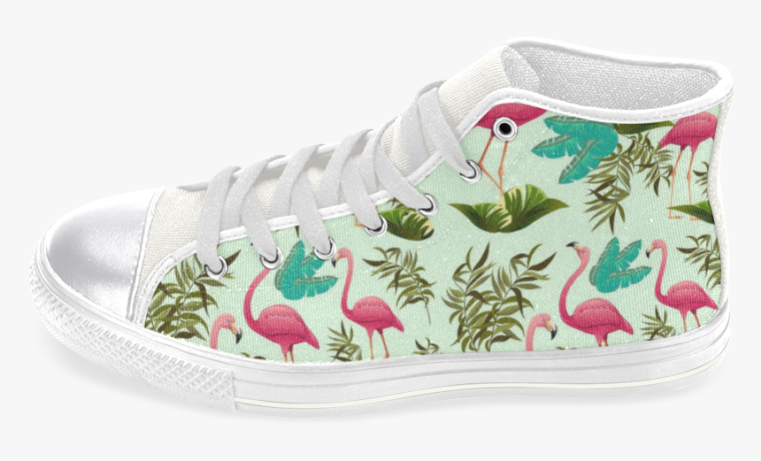 Pink Flamingos Exotic Birds Women"s Classic High Top - Pochette Ordinateur 15 6 Pouces Motifs, HD Png Download, Free Download