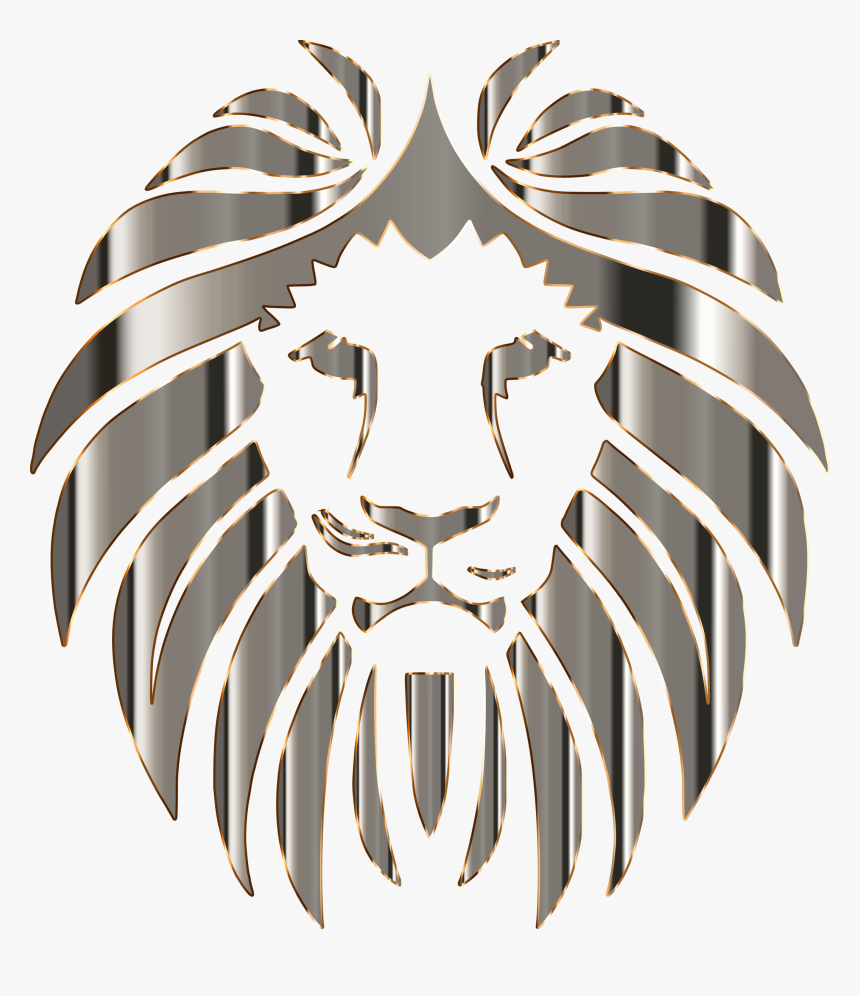 Prismatic Lion 9 No Background Clip Arts - Vector Lion Head Png, Transparent Png, Free Download