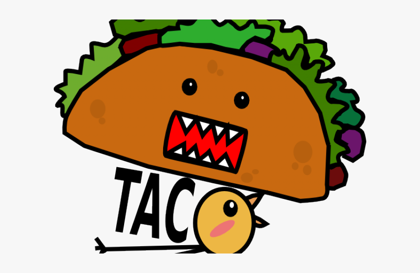 Taco Clipart Transparent Background - Cartoon Tacos, HD Png Download, Free Download