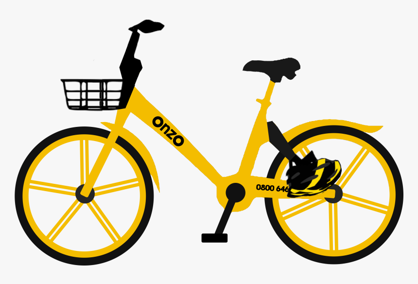 Yellow Bicycle, HD Png Download, Free Download