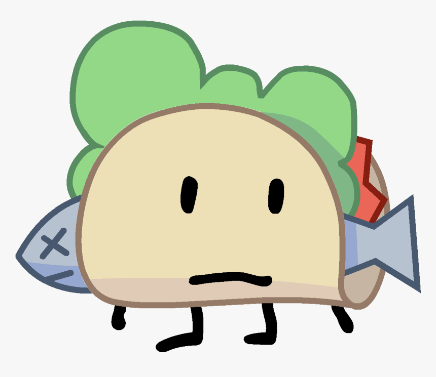 Transparent Cartoon Taco Png - Taco Bfb, Png Download, Free Download