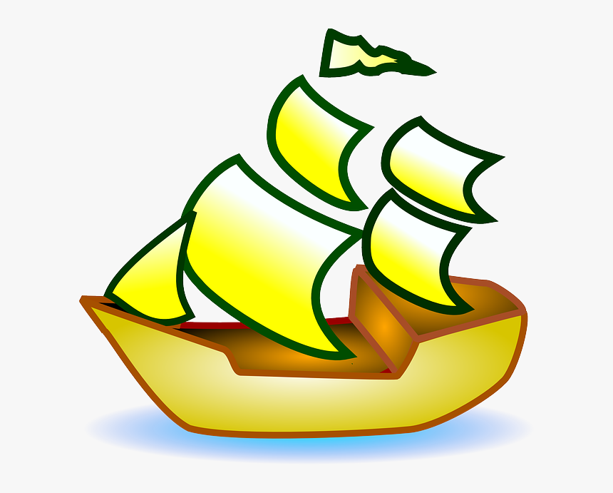 How To Set Use Sailing Ship Svg Vector - Animated Pic Of Ship, HD Png Download, Free Download