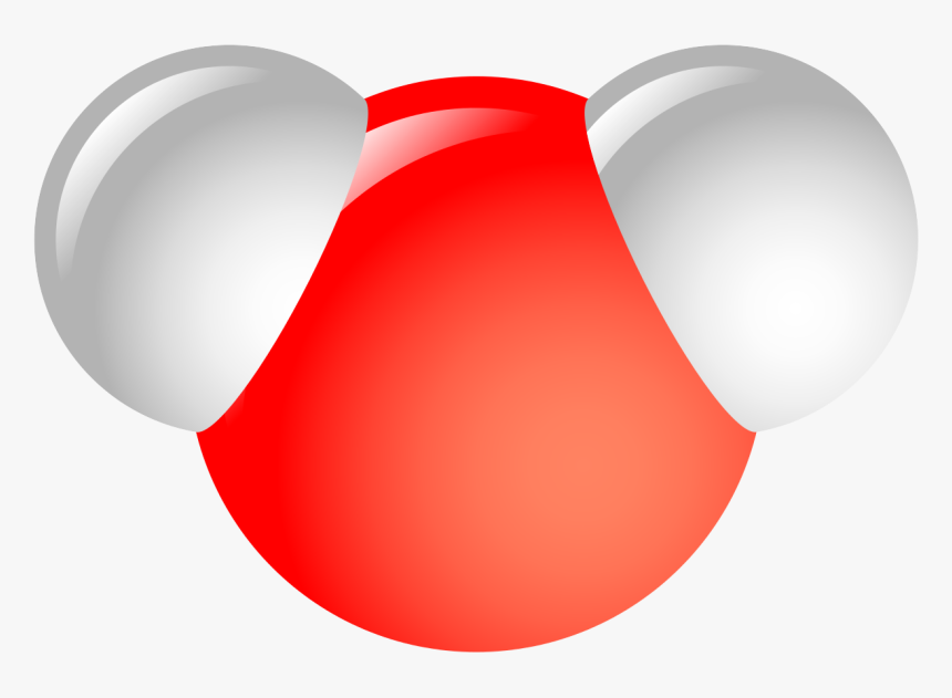 Water Molecule Space Filling Model, HD Png Download, Free Download