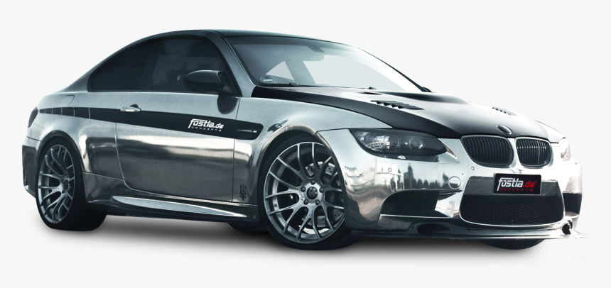 Silver Bmw M3 Coupe Car Png Image - Bmw M3 Silver Png, Transparent Png, Free Download