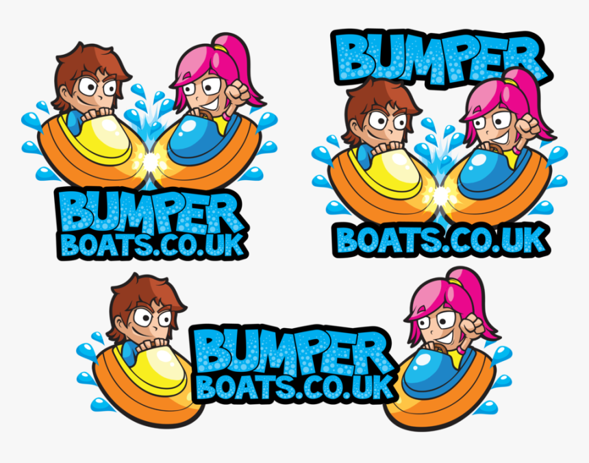 Bumper Boats Logo By Tiger-kai On Clipart Library - Bumper Boats Free Clipart, HD Png Download, Free Download
