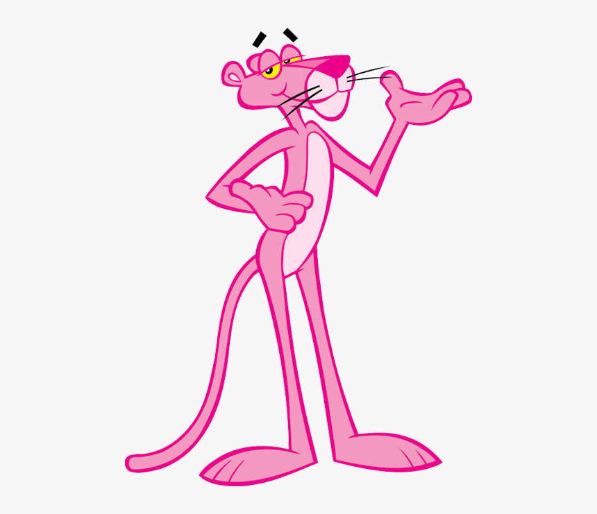 Jumpy Comics Pink Panther - Pink Panther Vector Free, HD Png Download - kin...