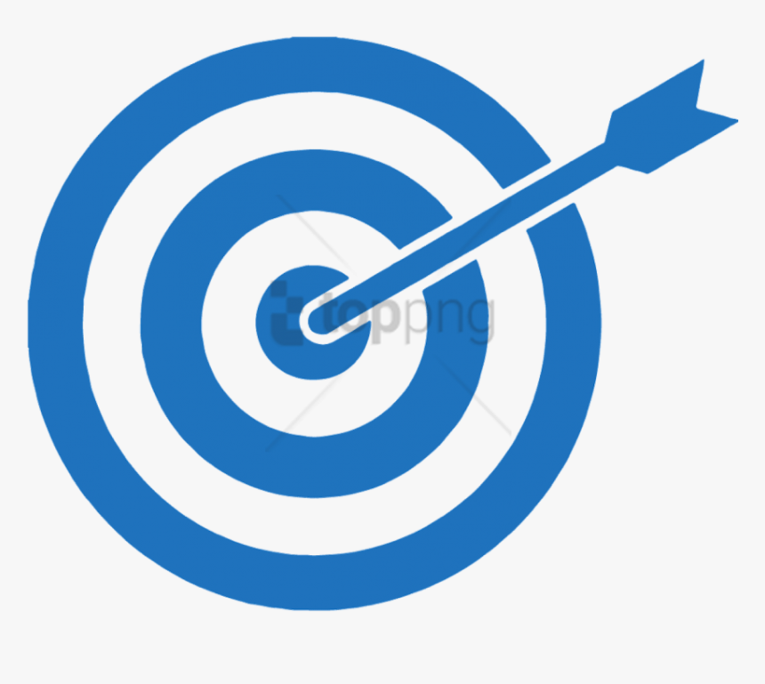 Blue Target Icon Png, Transparent Png, Free Download