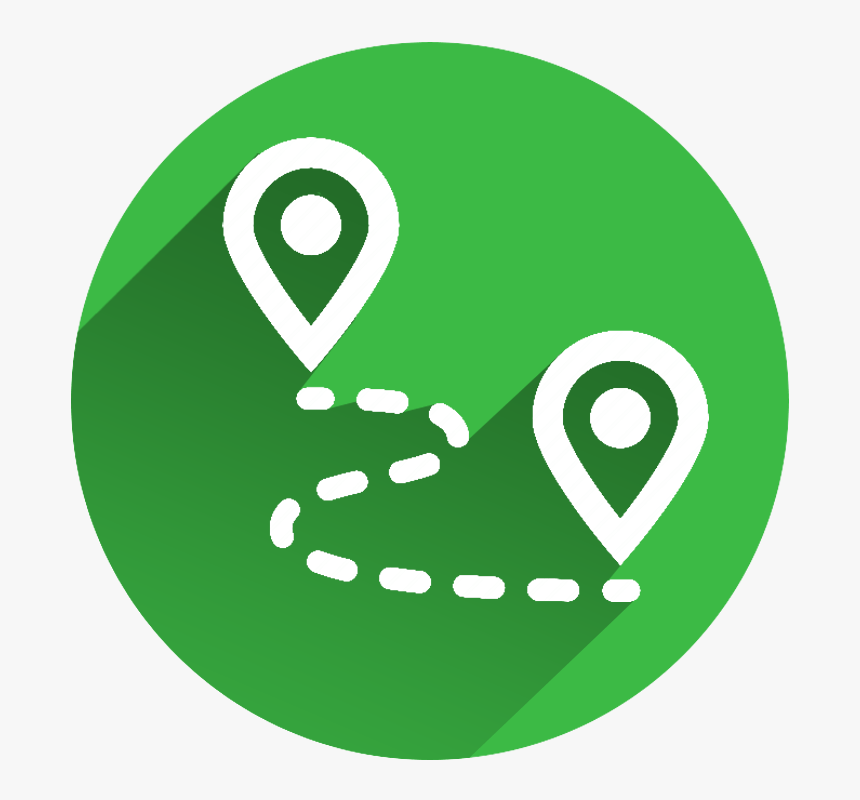 Lets Get Moving Llc Green Business Icon- - Distance Icon Png, Transparent Png, Free Download