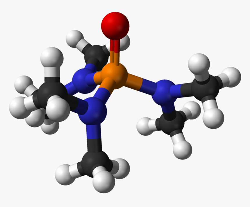 Hexamethylphosphoramide From Xtal 3d Balls - Cartoon, HD Png Download, Free Download