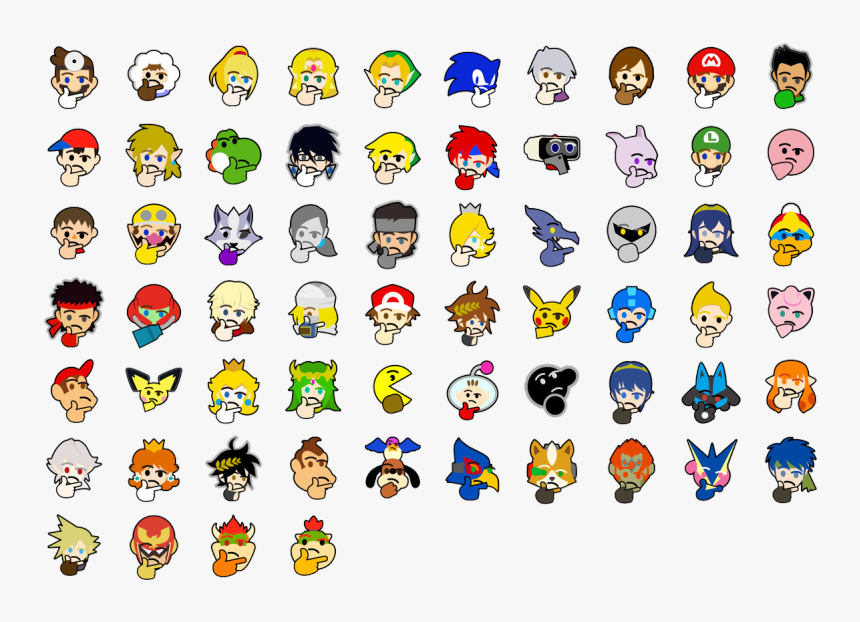 Emoticon Icon Font - Ssbu All Stock Icons, HD Png Download, Free Download