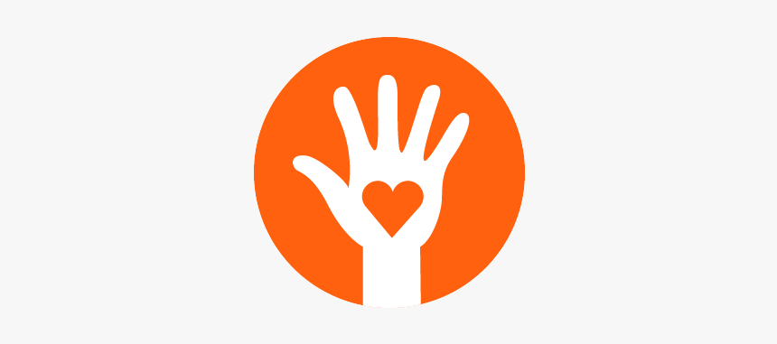 Heart On Hand Icon - Emblem, HD Png Download, Free Download