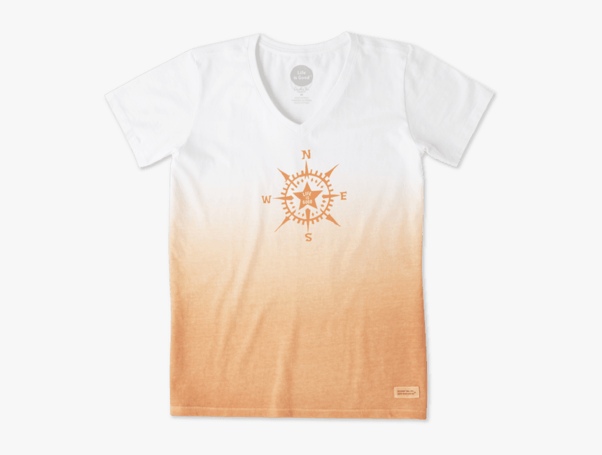 Women"s Compass Star Crusher Vee - Active Shirt, HD Png Download, Free Download