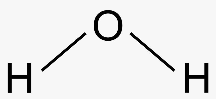 Water Chemical Structure, HD Png Download, Free Download