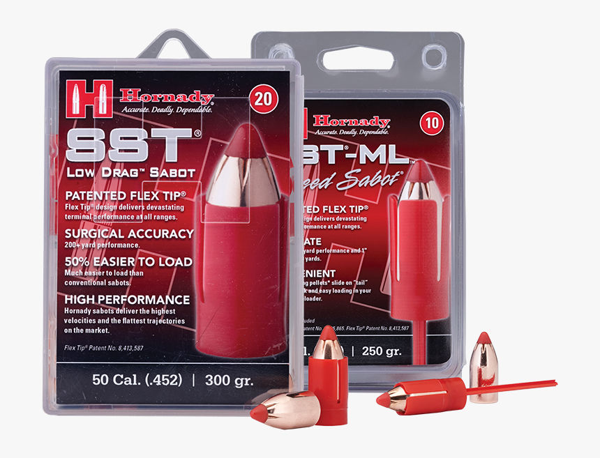 Hornady 50 Cal Muzzleloader Bullets, HD Png Download, Free Download